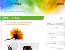 Tablet Screenshot of cielogiovanna.wordpress.com