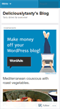 Mobile Screenshot of deliciouslytasty.wordpress.com