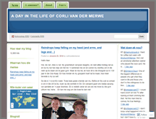 Tablet Screenshot of corlivandermerwe.wordpress.com