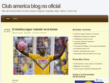 Tablet Screenshot of americanistas.wordpress.com