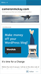Mobile Screenshot of cameronmckay.wordpress.com