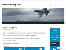 Tablet Screenshot of cameronmckay.wordpress.com
