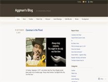 Tablet Screenshot of aggman.wordpress.com