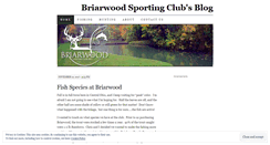 Desktop Screenshot of briarwoodclub.wordpress.com