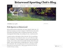 Tablet Screenshot of briarwoodclub.wordpress.com