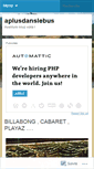 Mobile Screenshot of aplusdanslebus.wordpress.com