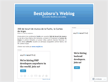 Tablet Screenshot of bestjobsro.wordpress.com