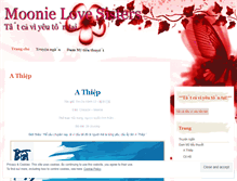 Tablet Screenshot of moonielove.wordpress.com