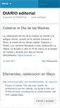 Mobile Screenshot of diarioeditorial.wordpress.com