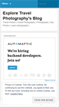 Mobile Screenshot of exploretravelphotography.wordpress.com