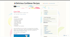 Desktop Screenshot of deliciouscaribbeancooking.wordpress.com