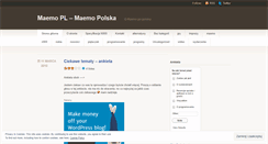 Desktop Screenshot of maemopl.wordpress.com