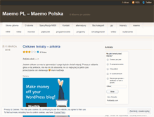 Tablet Screenshot of maemopl.wordpress.com