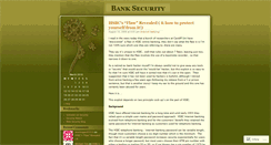 Desktop Screenshot of banksecurity.wordpress.com