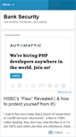 Mobile Screenshot of banksecurity.wordpress.com