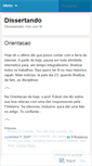 Mobile Screenshot of dissertando.wordpress.com