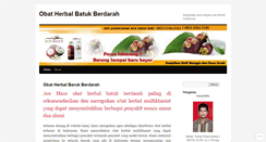 Desktop Screenshot of batukberdarahobatherbal.wordpress.com