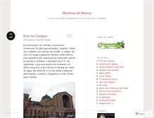 Tablet Screenshot of historiasdemateus.wordpress.com