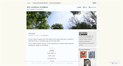 Desktop Screenshot of myvanillaworld.wordpress.com