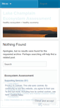 Mobile Screenshot of lakechamplainea.wordpress.com