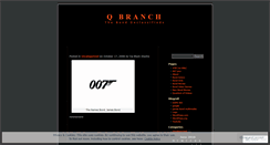 Desktop Screenshot of jamesbondmovieblogs.wordpress.com