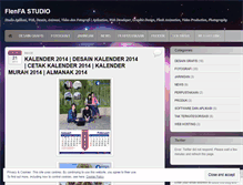 Tablet Screenshot of fienfastudio.wordpress.com