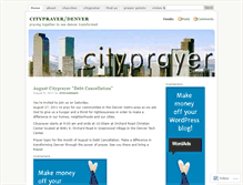 Tablet Screenshot of cityprayer.wordpress.com