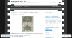 Desktop Screenshot of movieadayeveryday.wordpress.com