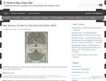Tablet Screenshot of movieadayeveryday.wordpress.com