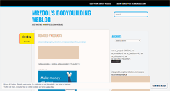 Desktop Screenshot of mrzool.wordpress.com