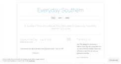 Desktop Screenshot of everydaysouthern.wordpress.com