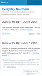 Mobile Screenshot of everydaysouthern.wordpress.com