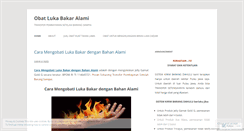 Desktop Screenshot of obatlukabakar14.wordpress.com