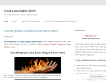 Tablet Screenshot of obatlukabakar14.wordpress.com