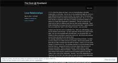 Desktop Screenshot of dockatriverbend.wordpress.com