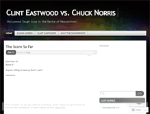 Tablet Screenshot of eastwoodvsnorris.wordpress.com