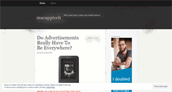 Desktop Screenshot of macapptech.wordpress.com