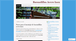 Desktop Screenshot of barandillasaceroinox.wordpress.com