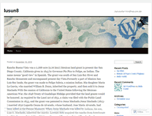 Tablet Screenshot of lusun8.wordpress.com