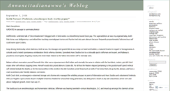 Desktop Screenshot of annuncitadianawwe.wordpress.com