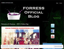 Tablet Screenshot of forress.wordpress.com