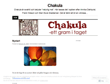 Tablet Screenshot of chakula.wordpress.com