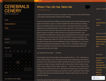 Tablet Screenshot of cerebralscenery.wordpress.com