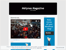 Tablet Screenshot of melynasmagazine.wordpress.com