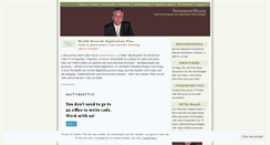 Desktop Screenshot of documentmania.wordpress.com