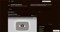 Desktop Screenshot of creativecinephoto.wordpress.com
