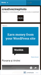 Mobile Screenshot of creativecinephoto.wordpress.com