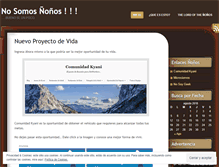 Tablet Screenshot of nosomosnonos.wordpress.com