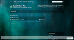 Desktop Screenshot of kainsuteraazie.wordpress.com