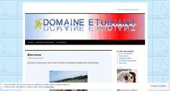 Desktop Screenshot of domaineetudiant.wordpress.com